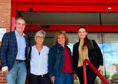 Sr. Rubén Torrejón, Alba Ramirez de Hapee, Àngels Roca, presidenta de Asia y Conchi Cambelo, una de las delegadas de Asia Madrid