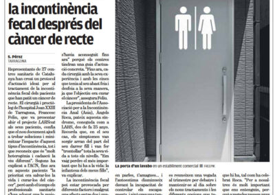 Contra el tabú de la incontinencia fecal después del cáncer de recto