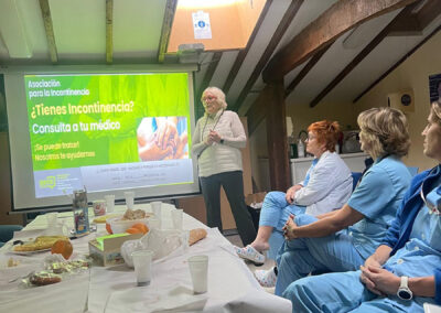 Asistentes a la formación en el centro de salud de Plentzia