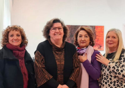 Reunión en Gobierno Balear con la Sra. Catalina Cirer, Consellera Afers Socials y Familia, junto a Angels Roca, Soledad Haro y Paqui